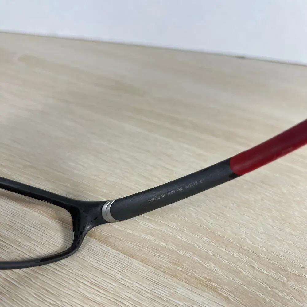Tag Heuer 115/130 TH 6002 902 Sunglasses Sports Frames Only Gray Red 61-18